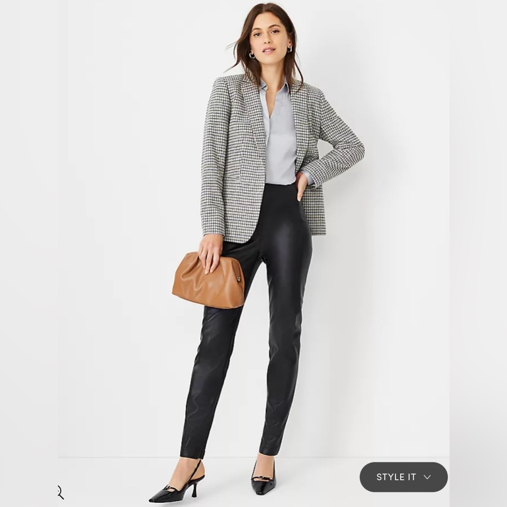 The Audrey Pant in Faux Leather